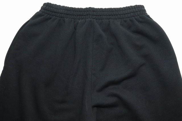 バレンシアガ BALENCIAGA 25SS GARDEROBE BAGGY SWEATPANT BLACK XXS