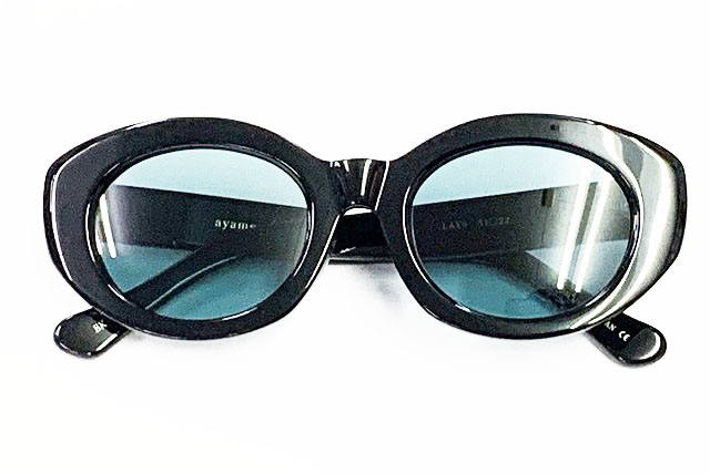 アヤメ Ayame LAYS BLACK レイズ ブラック サングラス ブルーレンズ  