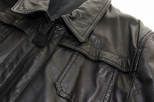 ディオールオム Dior HOMME 06SS エディ期 リブレザーブルゾン サイズ 