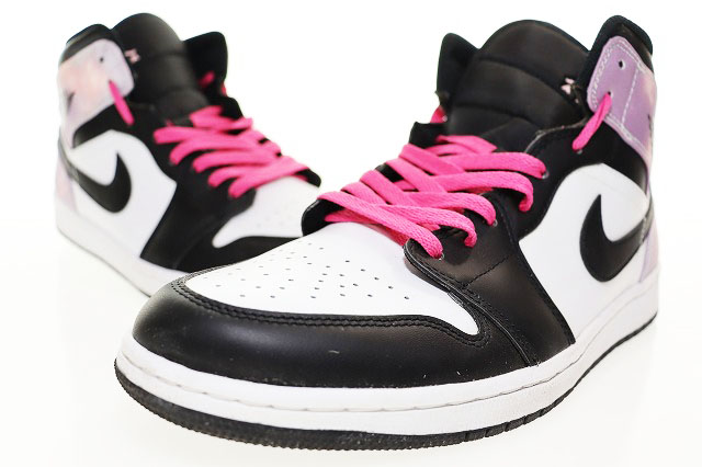 aj1 ピンク メンズ Nike GS Air Jordan 1 Mid Medium Soft Pink の新品