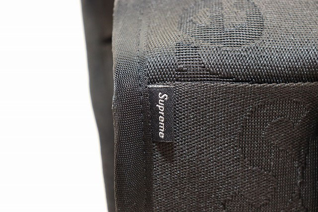 シュプリーム SUPREME 23SS WOVEN LARGE TOTE BLACK ウーブン ラージ トート バッグ ブラック 【ブランド古着ベクトル】【中古】☆AA★▲260606 メンズ