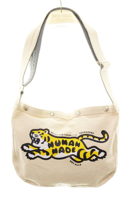 ヒューマンメイド HUMAN MADE PAPERBOY BAG TIGER WHITE ペーパー 