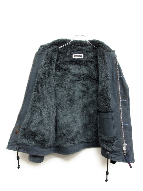 ブルーブルー BLUE BLUE フェイクファー N-1 デッキジャケット
