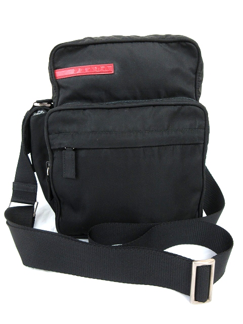 プラダスポーツ　ショルダーバッグ　メンズ プラダスポーツ PRADA SPORT ナイロン 斜め掛け ショルダー バッグ 鞄