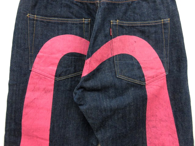 エヴィス EVISU ピンクカモメペイント 2001 NO.2 赤耳 セルビッチ  