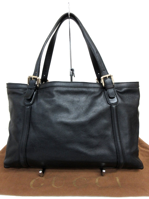 グッチ GUCCI ニューブリッド ダブルG レザー セミショルダー トート 