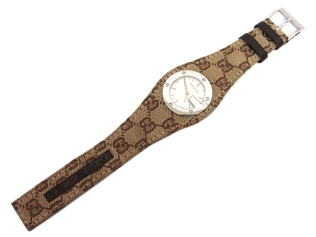 グッチ GUCCI Gバンデュー 2針 クォーツ 腕時計 レディースウォッチ