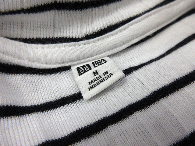 美品 ユニクロ Uniqlo ボーダー 五分袖 ボトルネック Tシャツ カットソー 白黒 M O2 レディース 039 ベクトルパーク 美品 ユニクロ Uniqlo ボーダー 五分袖 ボトルネック Tシャツ カットソー 白黒 M O2 レディース 039 ベクトルパーク