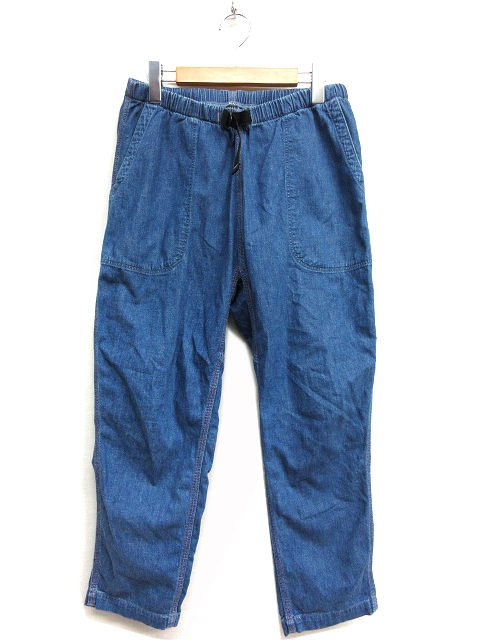 オアスロウ orslow ワイド デニムパンツ イージーパンツ F ブルー orSlow オアスロウ デニム イージーパンツ ワンウォッシュ