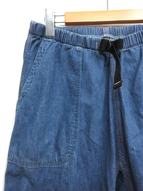 オアスロウ orslow ワイド デニムパンツ イージーパンツ F ブルー orslow オアスロウ イージー デニム ワイドパンツ ブルー sizeXS