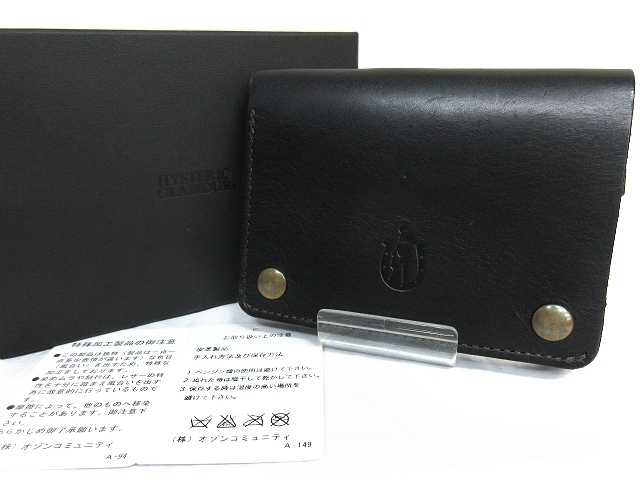 美品 ヒステリックグラマー HYSTERIC GLAMOUR ガール 型押し レザー 