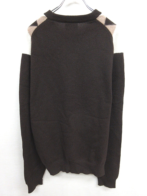 【美品‼️】dunhill アーガイルニットセーター カシミヤ100% 美品 ダンヒル dunhill アーガイル カシミヤ 100％ Vネック セーター L