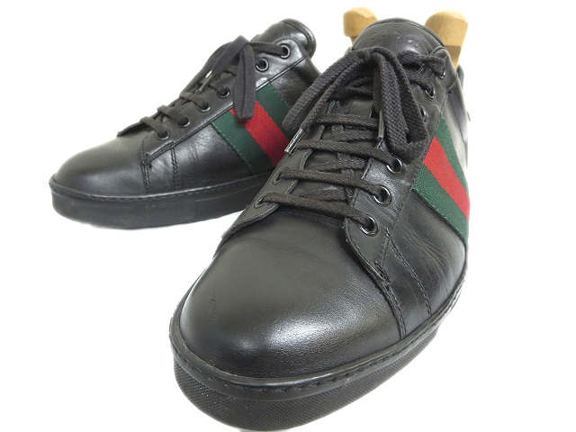 グッチ Gucci シェリーライン レザー スニーカー39 5 25cm メンズ 039 ベクトルパーク