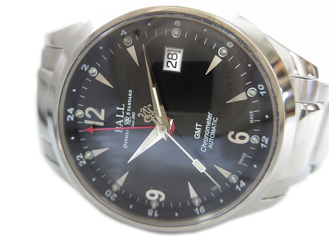 美品 BALL WATCH ボールウォッチ エンジニア2 GMT デイト 自動 美品 BALL WATCH ボールウォッチ エンジニア2 GMT デイト 自動
