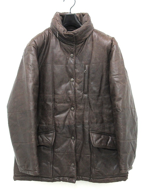 アルマーニ ジーンズ ARMANI JEANS ジップアップ 中綿 レザー 