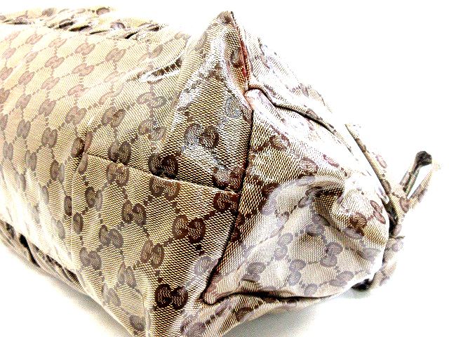 グッチ GUCCI クリスタルGG ヒステリア ハンド バッグ PVC レザー  