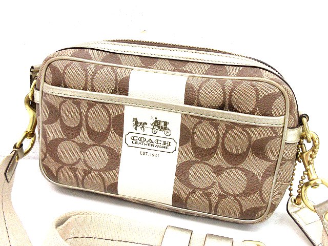 コーチ COACH 11355/BKHDB ショルダー バッグ シグネチャー シャンパン 