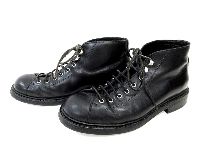 ブッテロ BUTTERO モンキー ブーツ レザー 黒 ブラック B2451 MAREMMA 