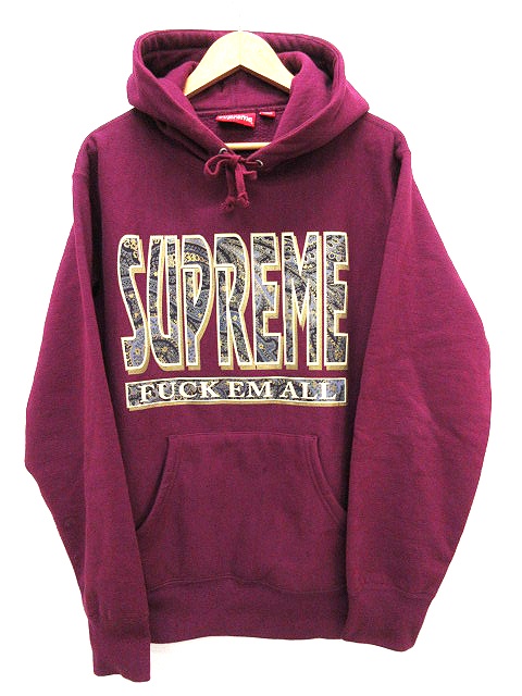 シュプリーム SUPREME スウェット パーカー プルオーバー 17AW  