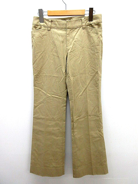 ラルフローレン Ralph Lauren チノパン コットン チノ パンツ ベージュ サイズ 7 無地 シンプル インパクト21 国内正規品 ロング ボトムス Ibs レディース 042 ベクトルパーク