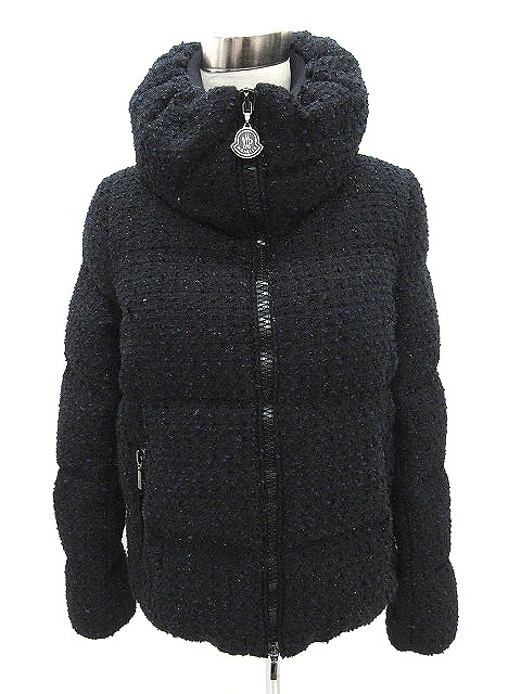 モンクレール MONCLER ダウン ジャケット ショート ツイード PRAT プラ 