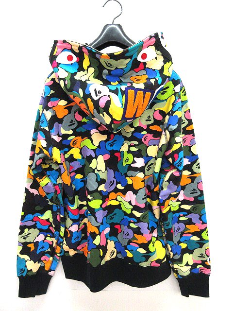 大人気』 アベイシングエイプ パーカー チェック柄 完売品 マルチ  