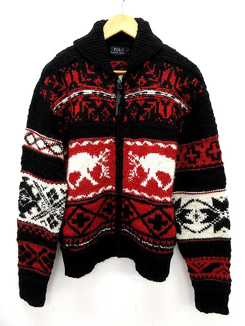 ポロ ラルフローレン POLO RALPH LAUREN ニット ジャケット カウチン 