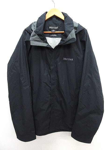 マーモット MARMOT リッジジャケット マウンテンパーカー ナイロン 黒 