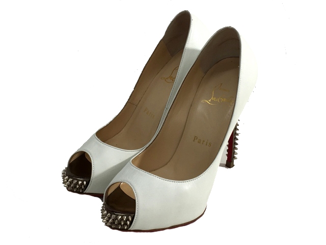 クリスチャンルブタン Christian louboutin オープントゥ パンプス 