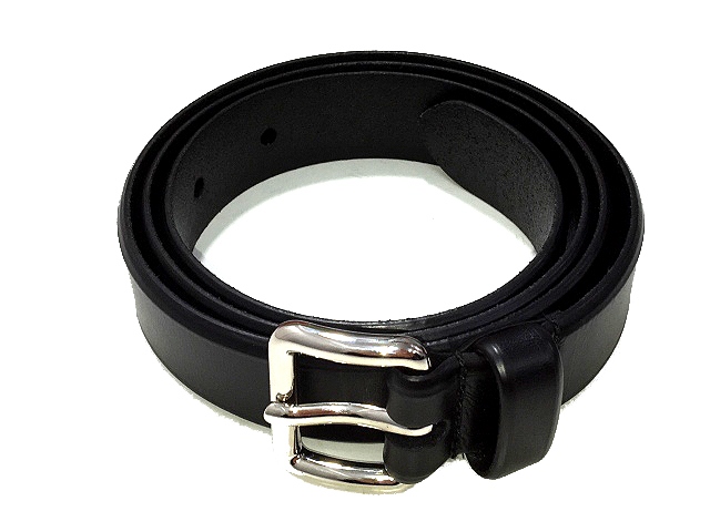 プラダ PRADA レザー ベルト 黒 ブラック 革皮 ピンバックル サイズ 85 