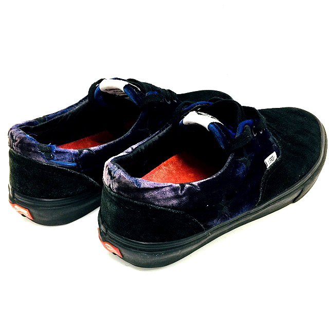 SUPREME × VANS スニーカー 黒/紫 星柄 SUPREME × VANS スニーカー 黒/紫 星柄