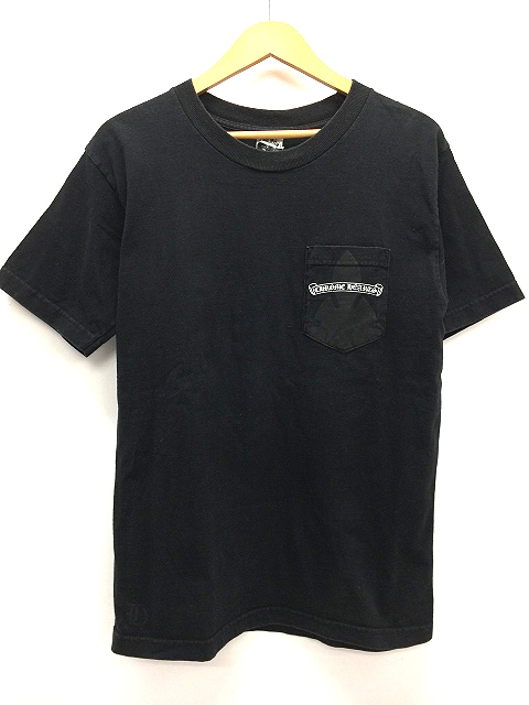 CHROME HEARTS 黒 Tシャツ ポケット付き 