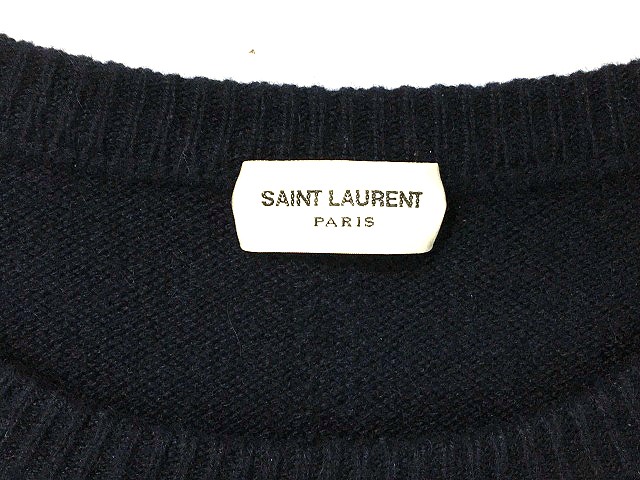 サンローラン パリ SAINT LAURENT PARIS 2015AW カシミヤ ボーダー 