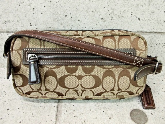 コーチ COACH 6073 シグネチャー キャンバス ショルダーバッグ ポーチ 