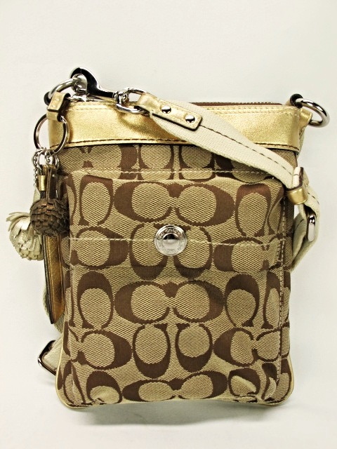 コーチ COACH 7082 シグネチャー キャンバス ミニショルダーバッグ 鞄 
