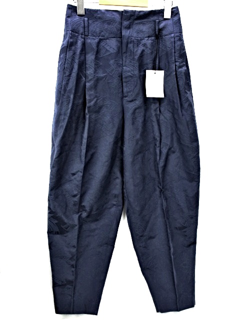 未使用品 ビューティフルピープル beautiful people シルク麻混 タック  