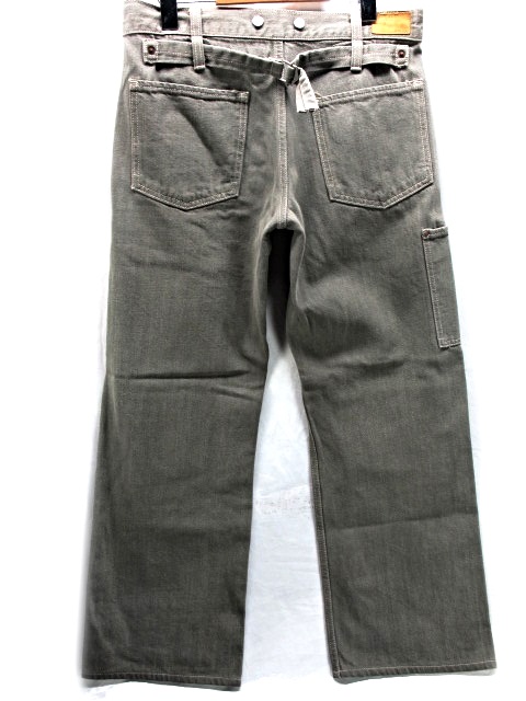 マーガレットハウエル Margaret Howell Edwin エドウィンコラボ シンチバック デニムパンツ ジーンズ ボタンフライ セルビッチ W30 グレー系 メンズ 045 ベクトルパーク マーガレットハウエル Margaret Howell Edwin エドウィンコラボ シンチバック デニムパンツ ジーンズ ボタンフライ セルビッチ W30 グレー系 メンズ 045 ベクトルパーク