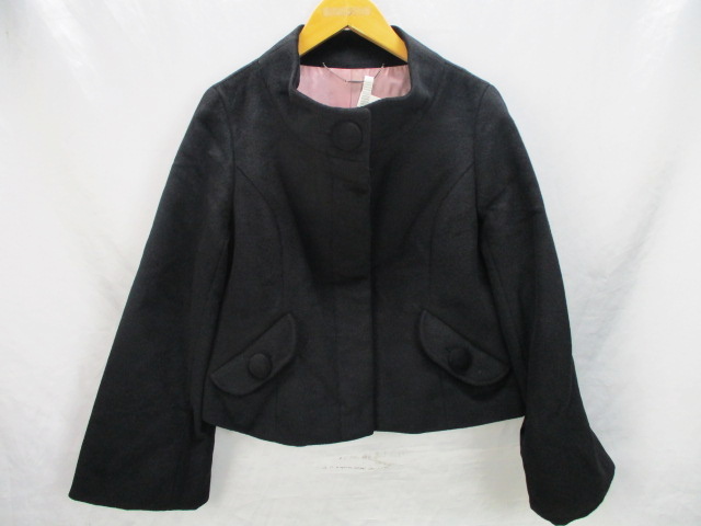 エフデ Ef De ウール アンゴラ ショートコート ブラック 黒 サイズ7 レディース 045 ベクトルパーク エフデ Ef De ウール アンゴラ ショートコート ブラック 黒 サイズ7 レディース 045 ベクトルパーク