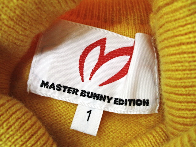 マスターバニー MASTER BUNNY カシミヤ タートルネックニット