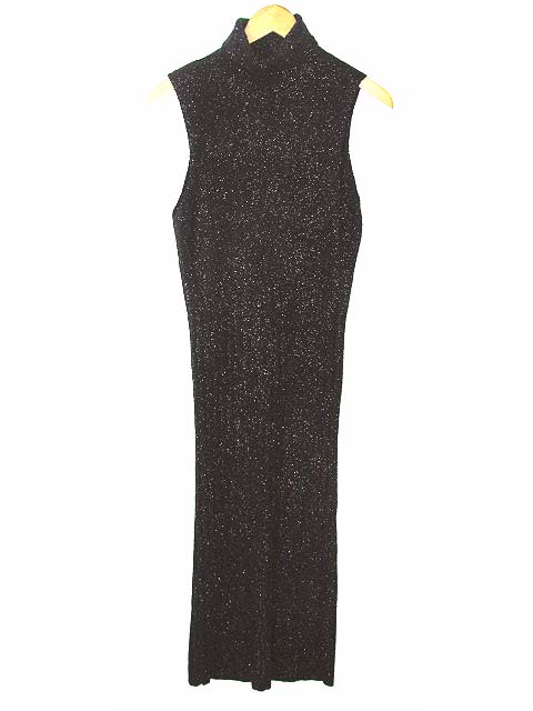 シャルル ジョルダン Charles Jourdan ロングドレス ワンピース タートルネック ノースリーブ ラメ 黒 M レディース 046 ベクトルパーク シャルル ジョルダン Charles Jourdan ロングドレス ワンピース タートルネック ノースリーブ ラメ 黒 M レディース 046 ベクトルパーク