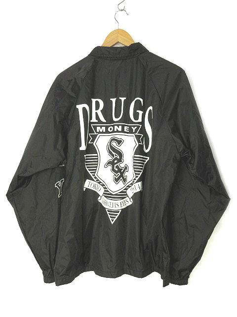 ヤハウェズアイズ Yahwehs Eyes ブルゾン イラスト ナイロン 黒 L メンズ 046 201810031832 ベクトルパーク