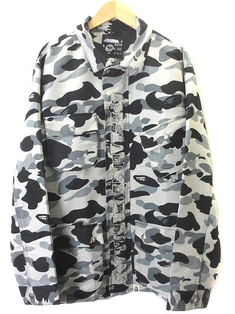 アベイシングエイプ A BATHING APE M-65 ミリタリー ジャケット 猿カモ 