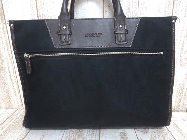 アーバンクラブ URBAN CLUB ビジネス バッグ 黒 茶 ブリーフケース 