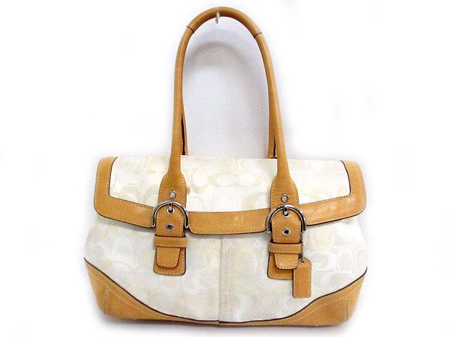 コーチ COACH ハンド バッグ 白 ホワイト オプティック シグネチャー 