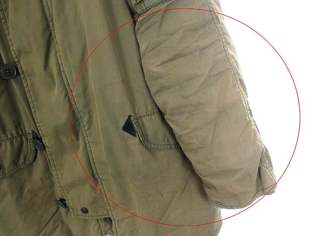 マーガレットハウエル MHL. モッズ コート M カーキ コットン