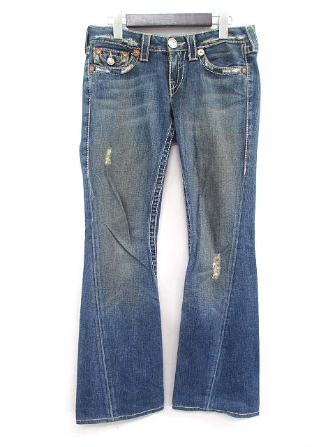 トゥルーレリジョン TRUE RELIGION デニム パンツ 26 インディゴ 