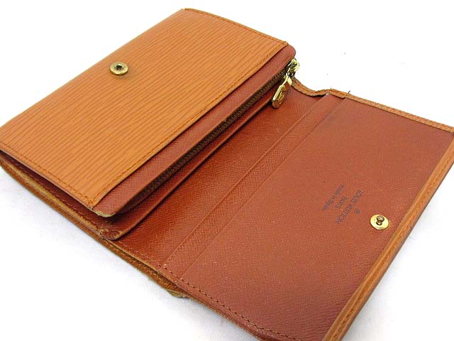 ルイヴィトン LOUIS VUITTON M6350H エピ ポルトモネ ビエ トレゾール 