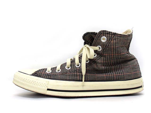 コンバース CONVERSE ハイカット スニーカー 26cm グレー ブラウン系 