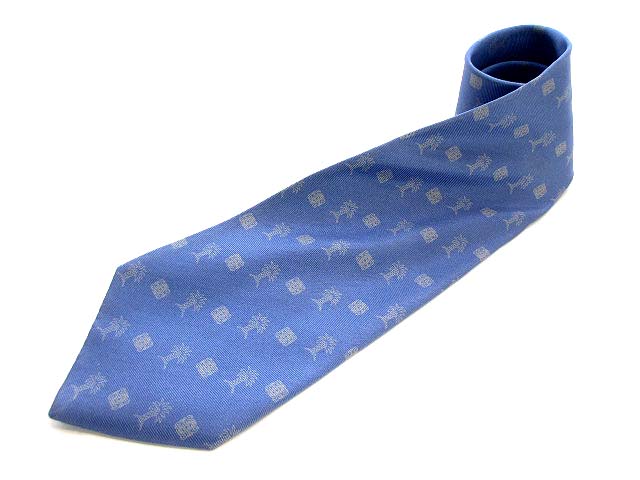 ロエベ ネクタイ ロエベ LOEWE ネクタイ ブルー シルク 総柄 メンズ ロエベ ネクタイ ロエベ LOEWE ネクタイ ブルー シルク 総柄 メンズ