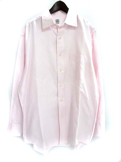 ニューヨーカー Newyorker シャツ ピンク 無地 シンプル 長袖 メンズ 048 ベクトルパーク